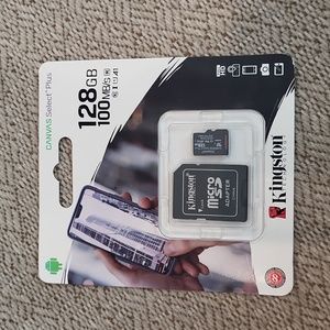 Kingston MicroSD 128GB with adapter